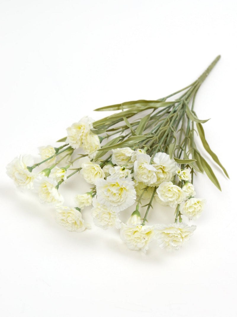 17.5" White Carnation Bundle