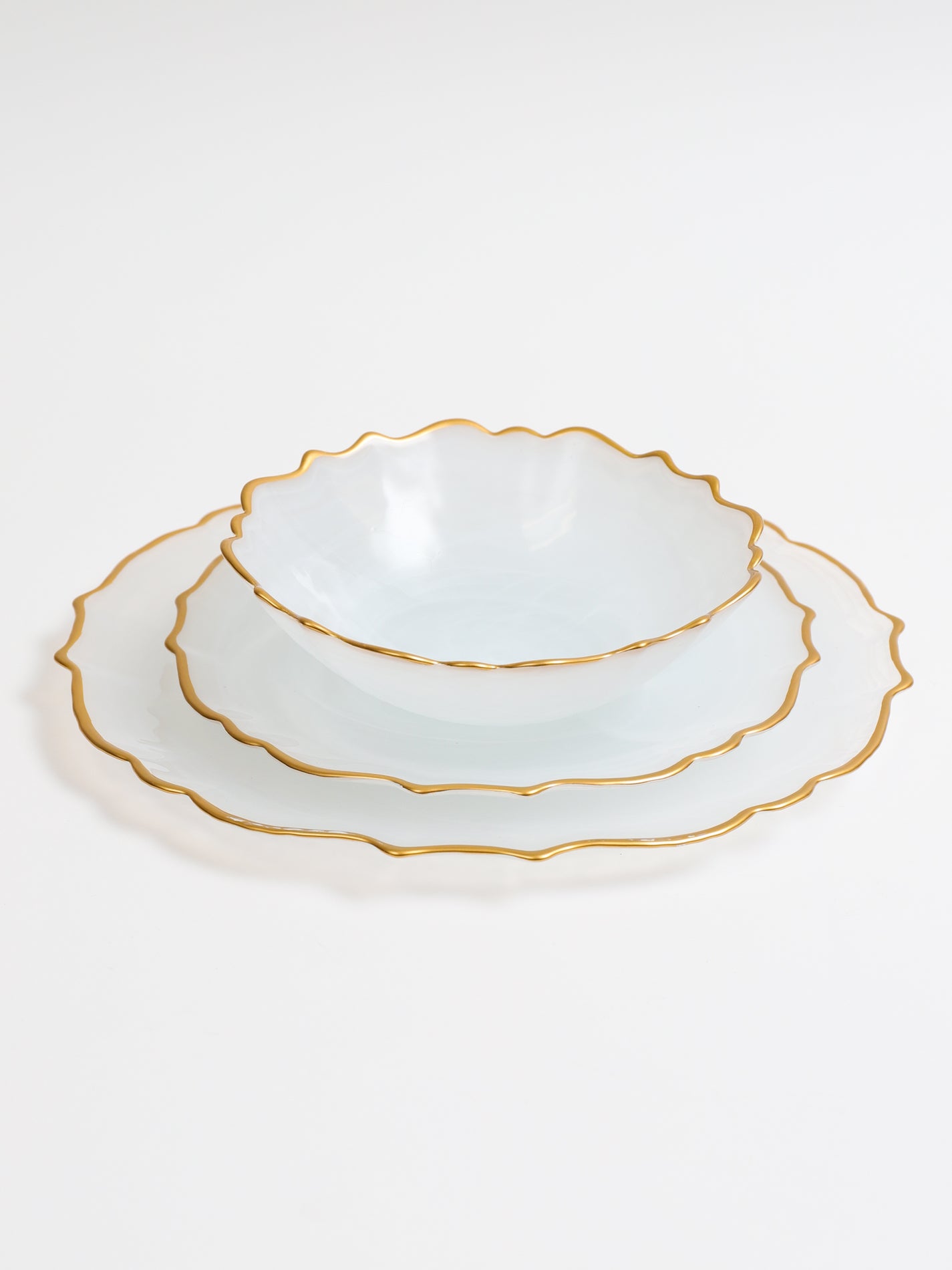 White Alabaster Dinnerware (4 Styles)