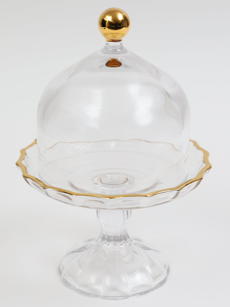 Glass Stand with Gold Top (3 Sizes)
