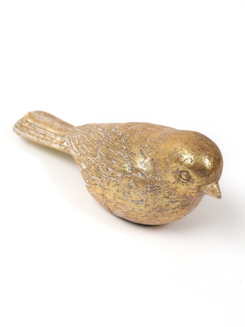 Gold Leaf Textured Bird