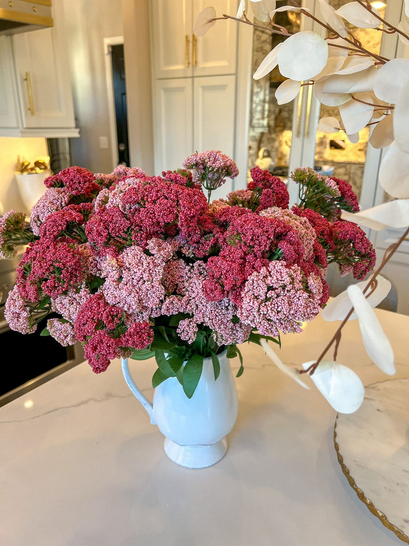 18" Two Tone Pink Queen Anne's Lace Bundle