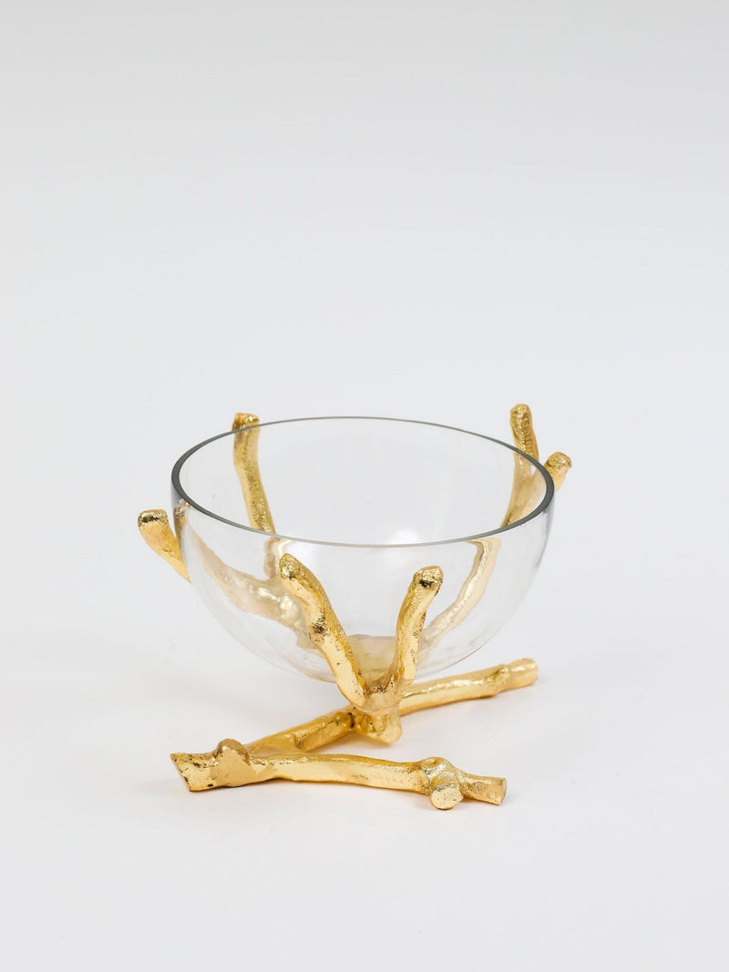 Bowls with Gold Branch Design (3 Sizes)