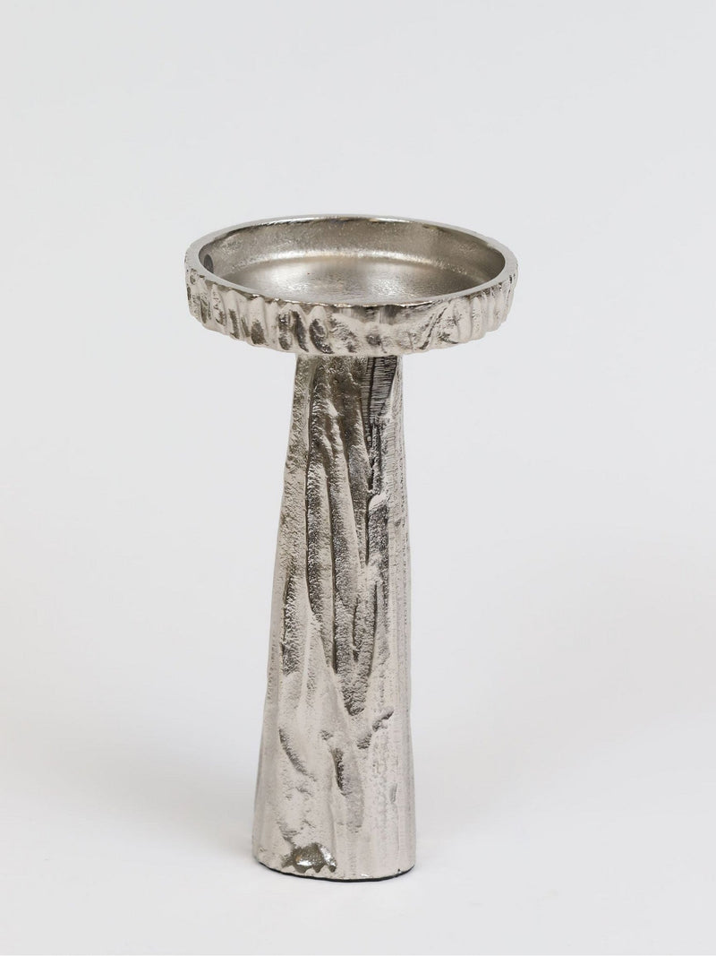 Silver Branch Pedestal Candle Holder (2 Sizes)-Inspire Me! Home Decor