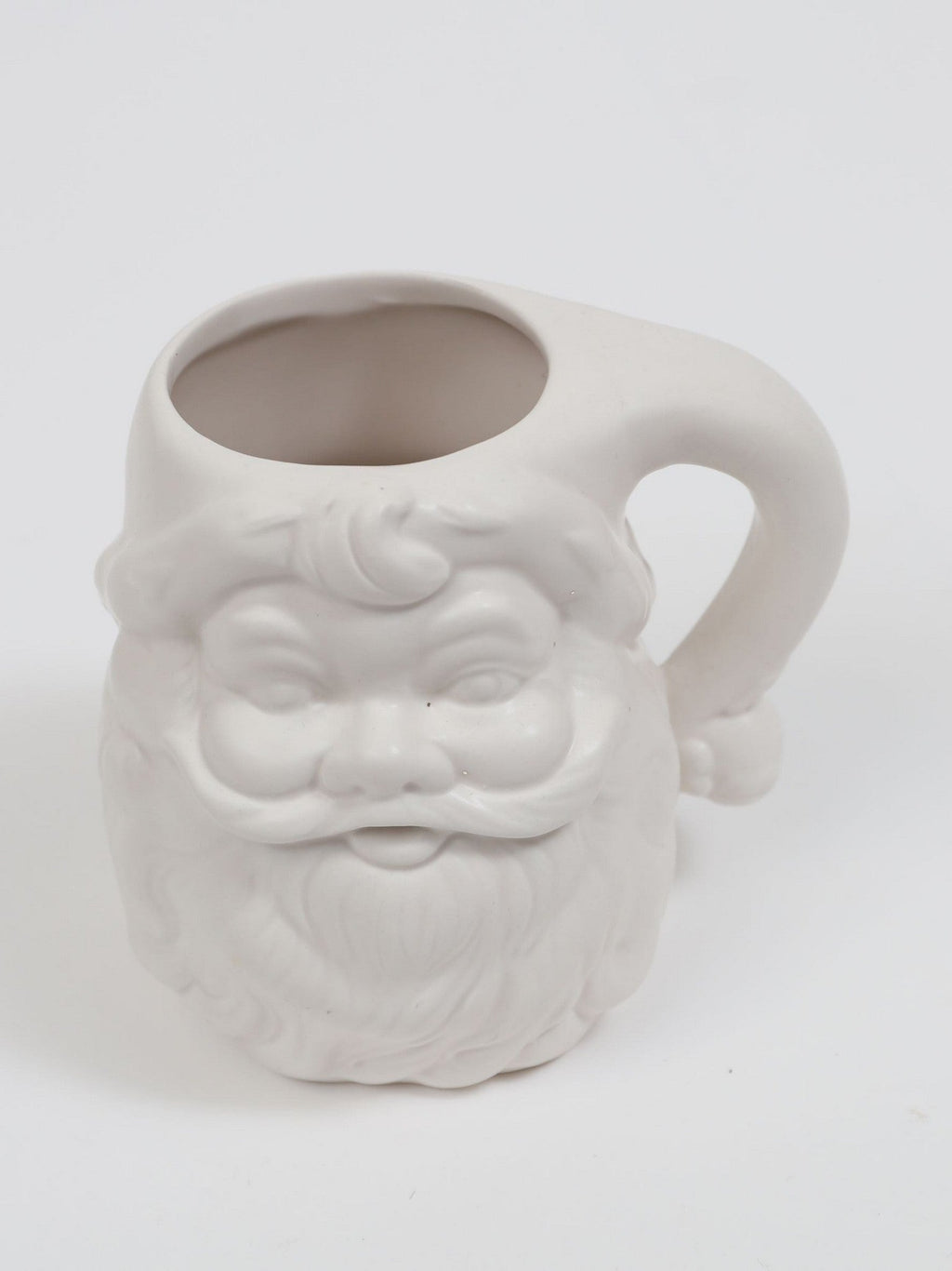 Ceramic White & Gold Santa Serving Bowl (or Planter) & Coffee Mug - James  Ascher