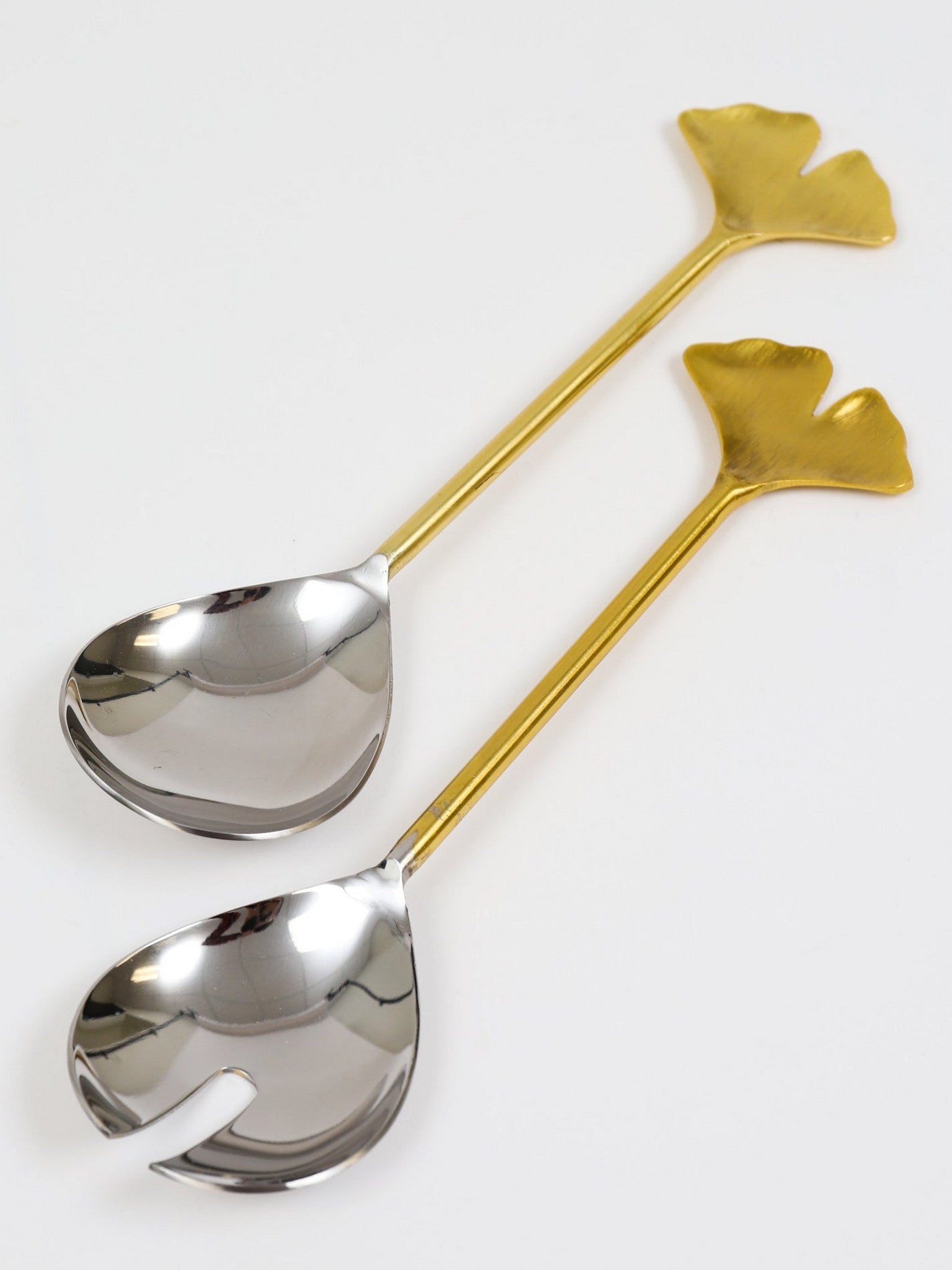 Gold Flower Tip Server Set