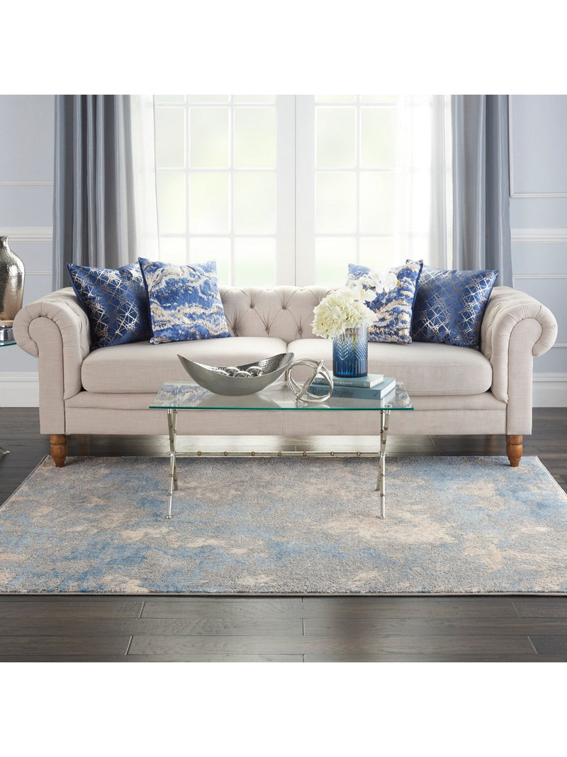 Joli Area Rug - Ivory/Blue/Grey (3 sizes)-Inspire Me! Home Decor