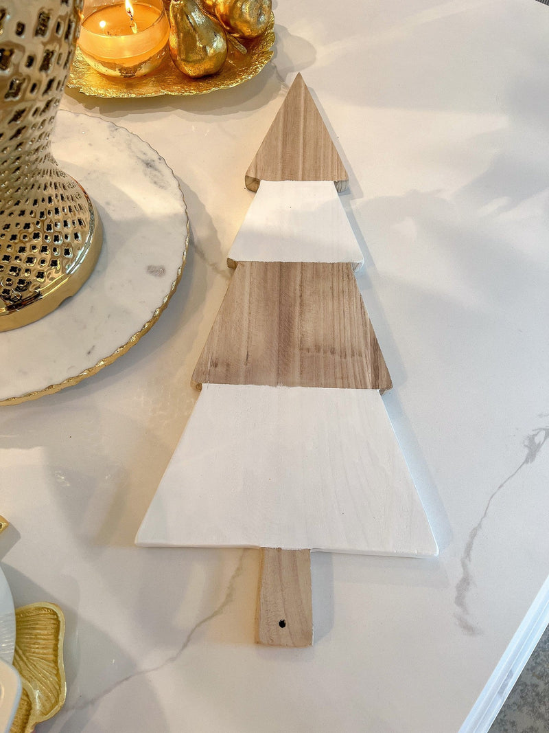 Wooden Christmas Tree Charcuterie Board-Inspire Me! Home Decor