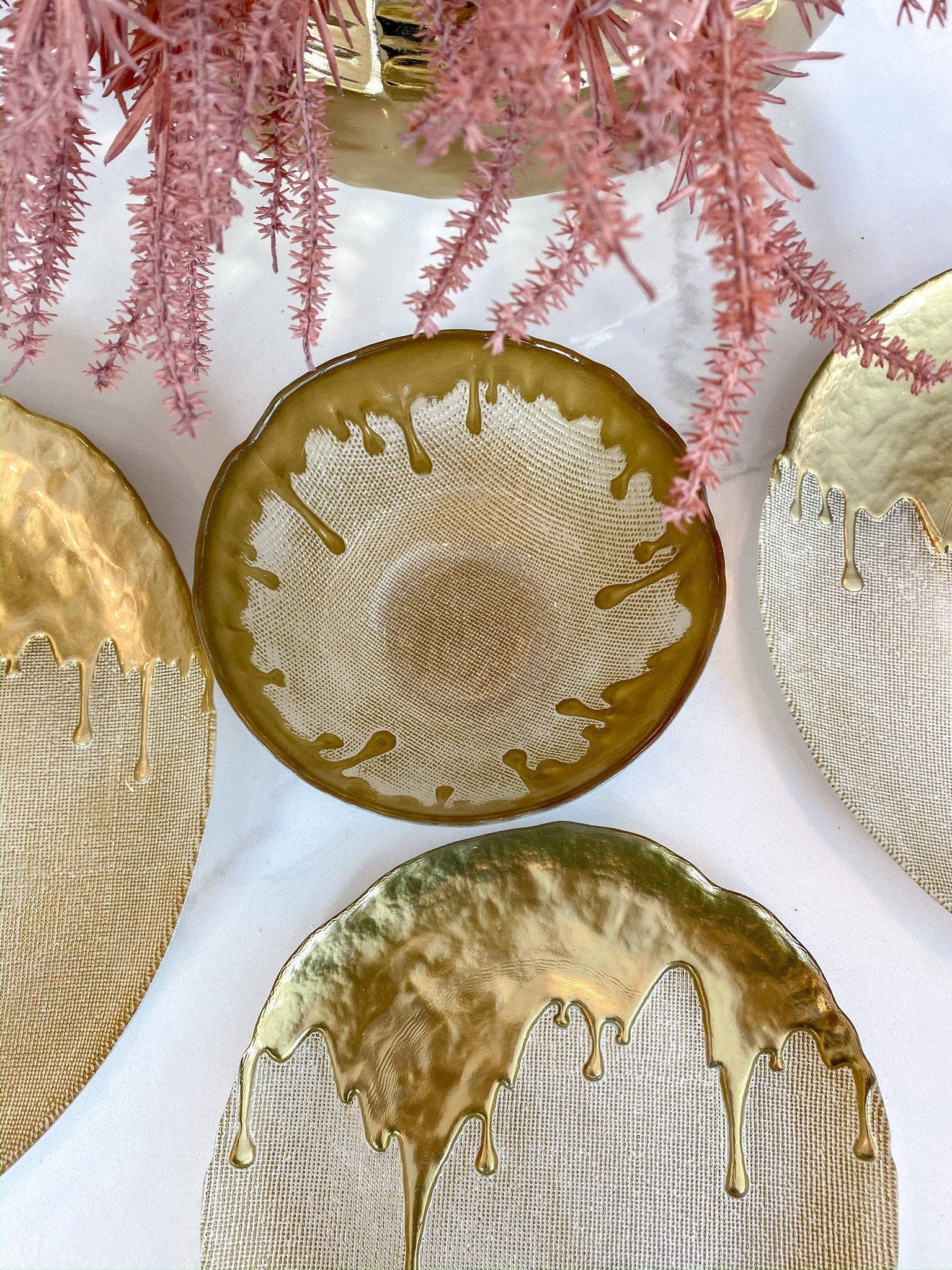 Gold Dipped Dinnerware Collection (Sold Separatley)-Inspire Me! Home Decor