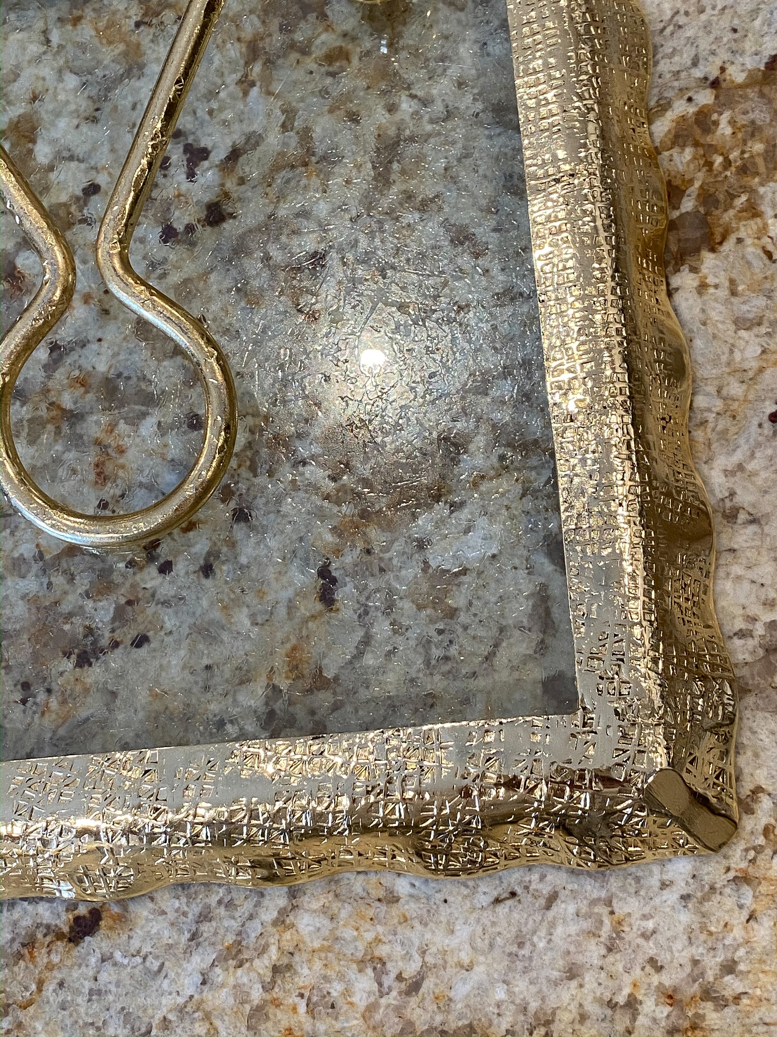 Glass And Gold Napkin Holder-Inspire Me! Home Decor