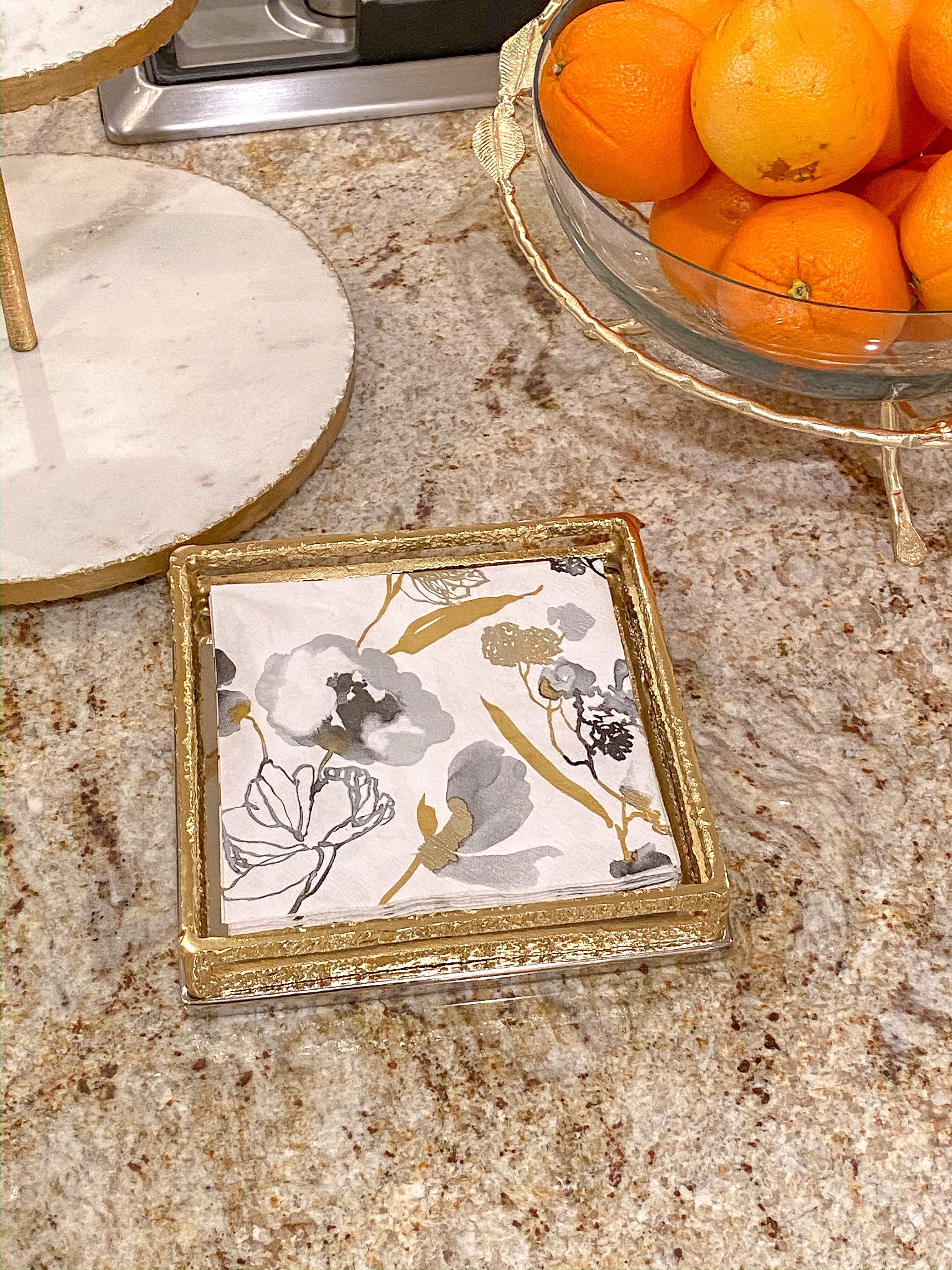 Square Napkin Holder / Tray-Inspire Me! Home Decor