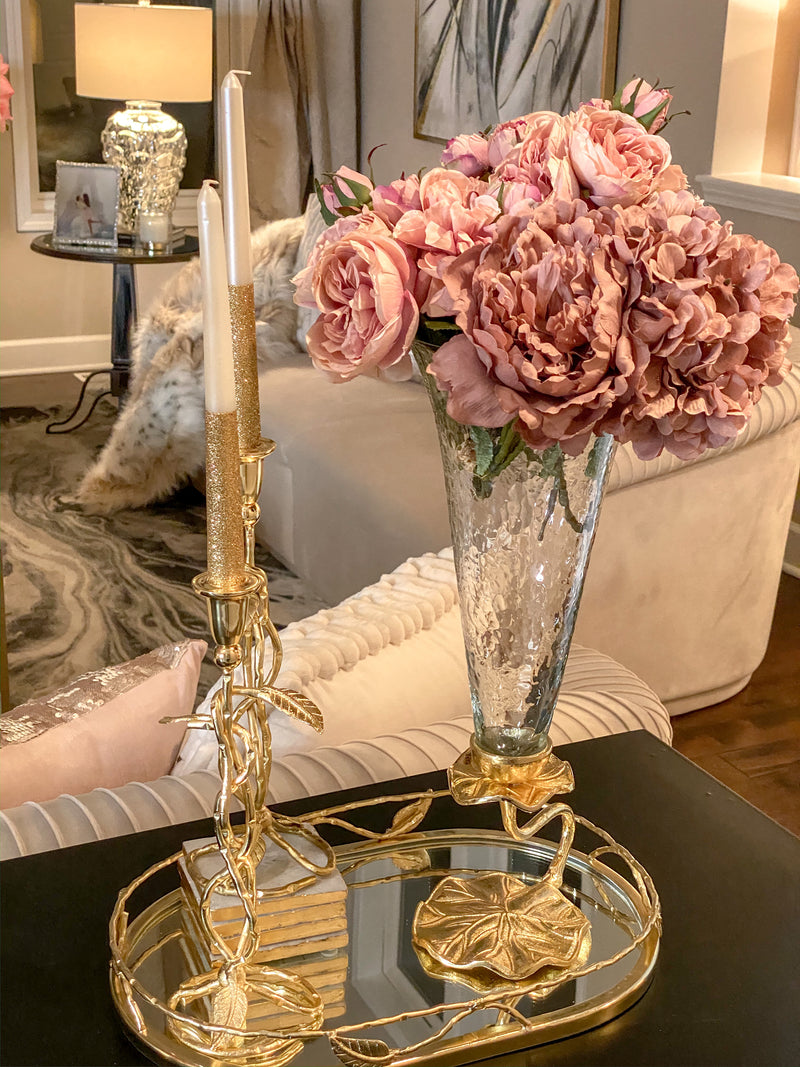 Lotus Base Flower Vase-Inspire Me! Home Decor
