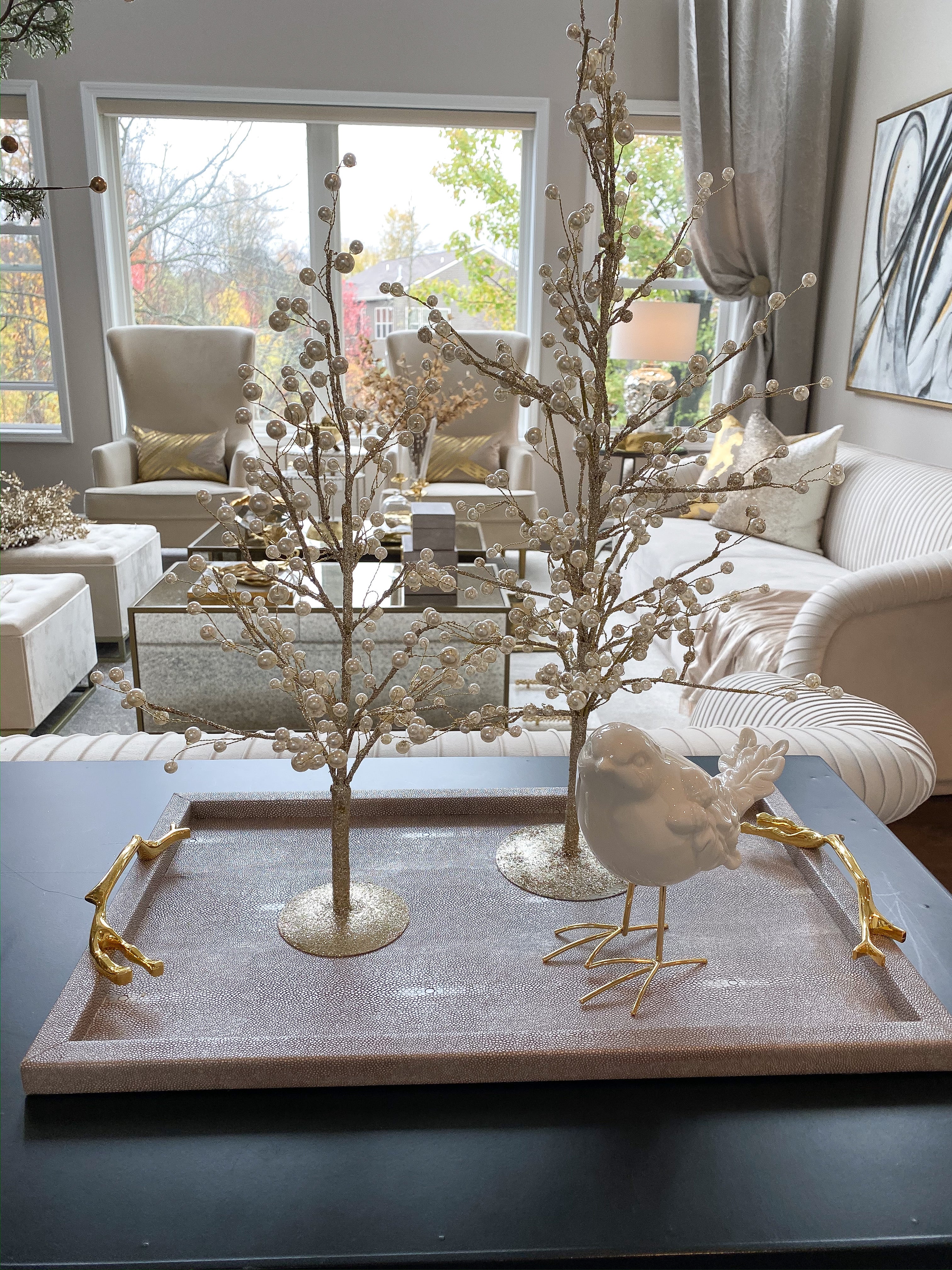 Pearl Trees (2 Sizes)-Inspire Me! Home Decor