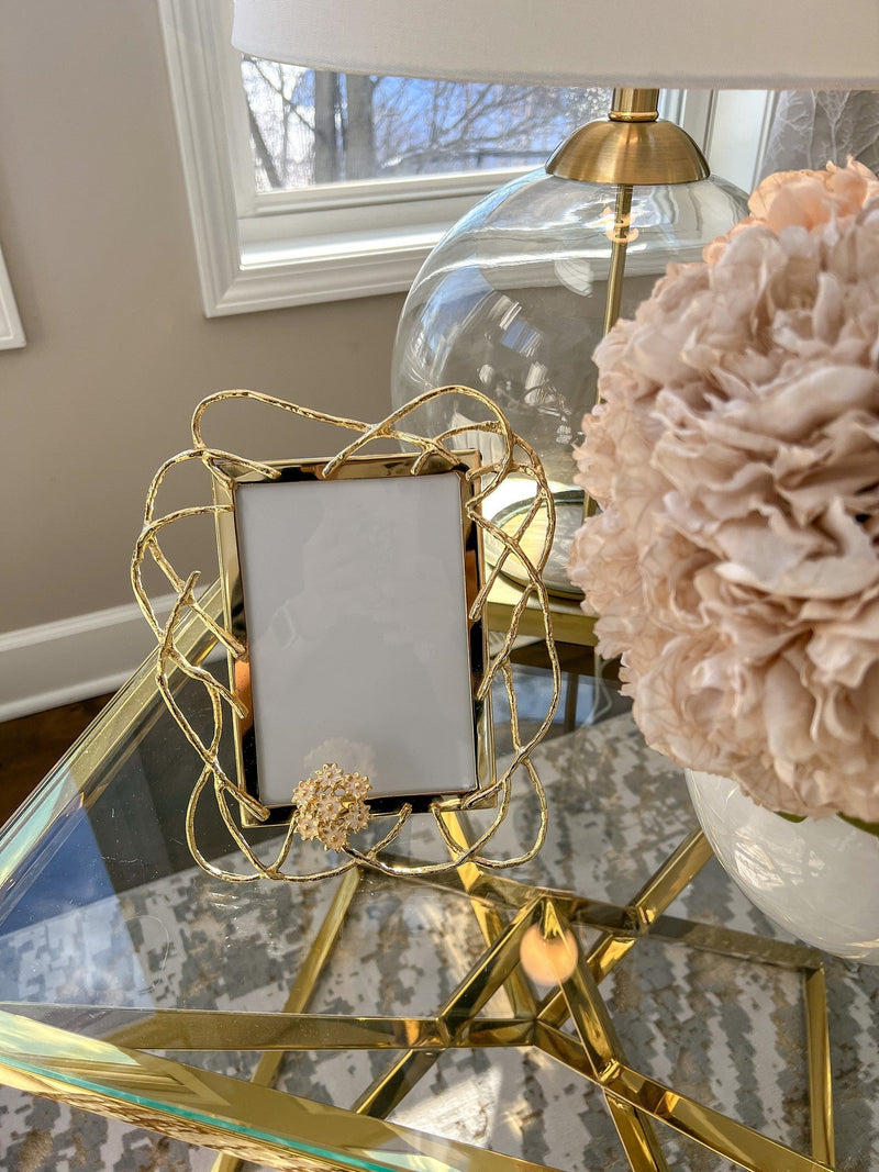 Gold Picture Frame from the Hydrangea Collection