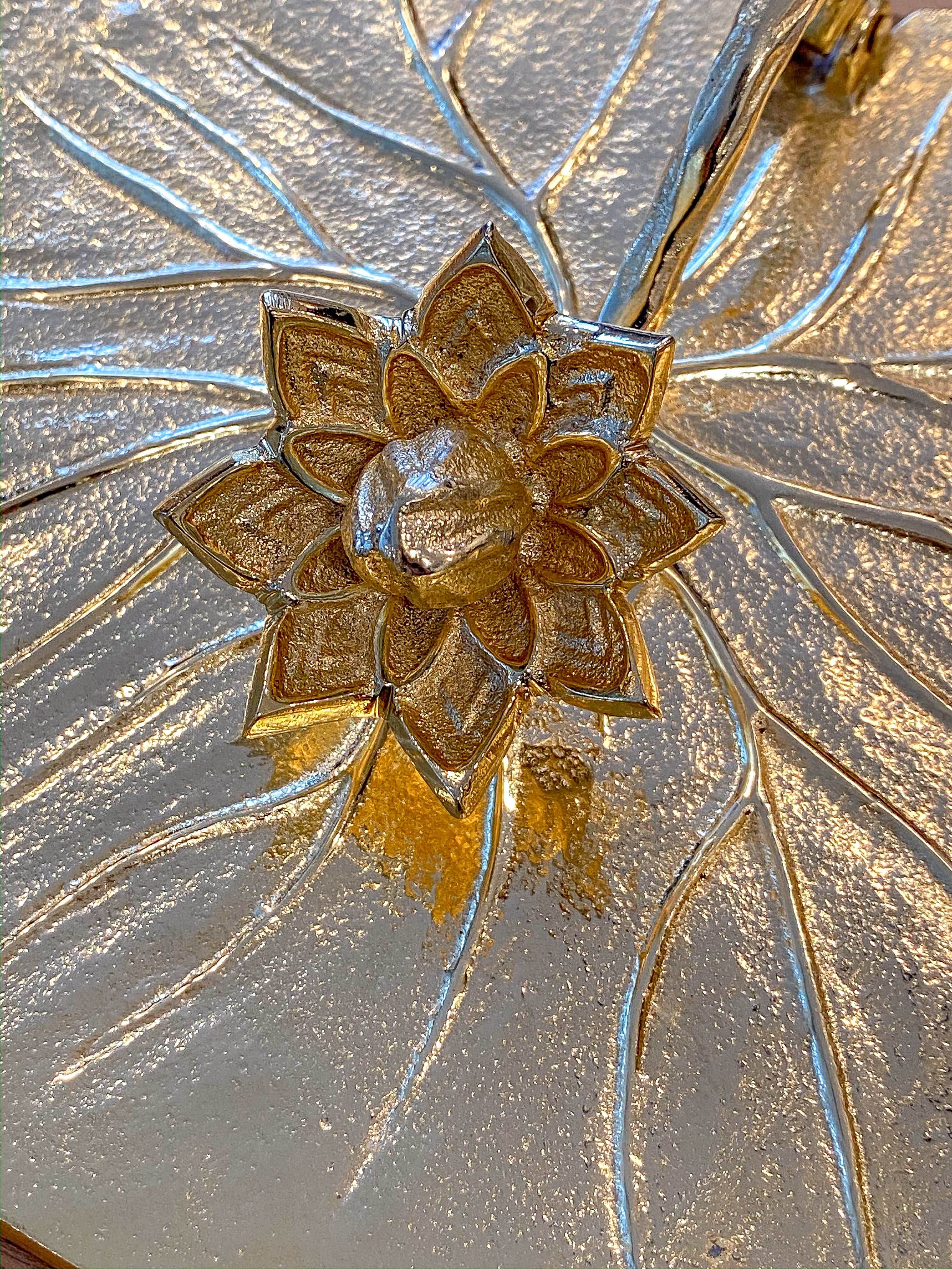 Gold Lotus Napkin Holder-Inspire Me! Home Decor