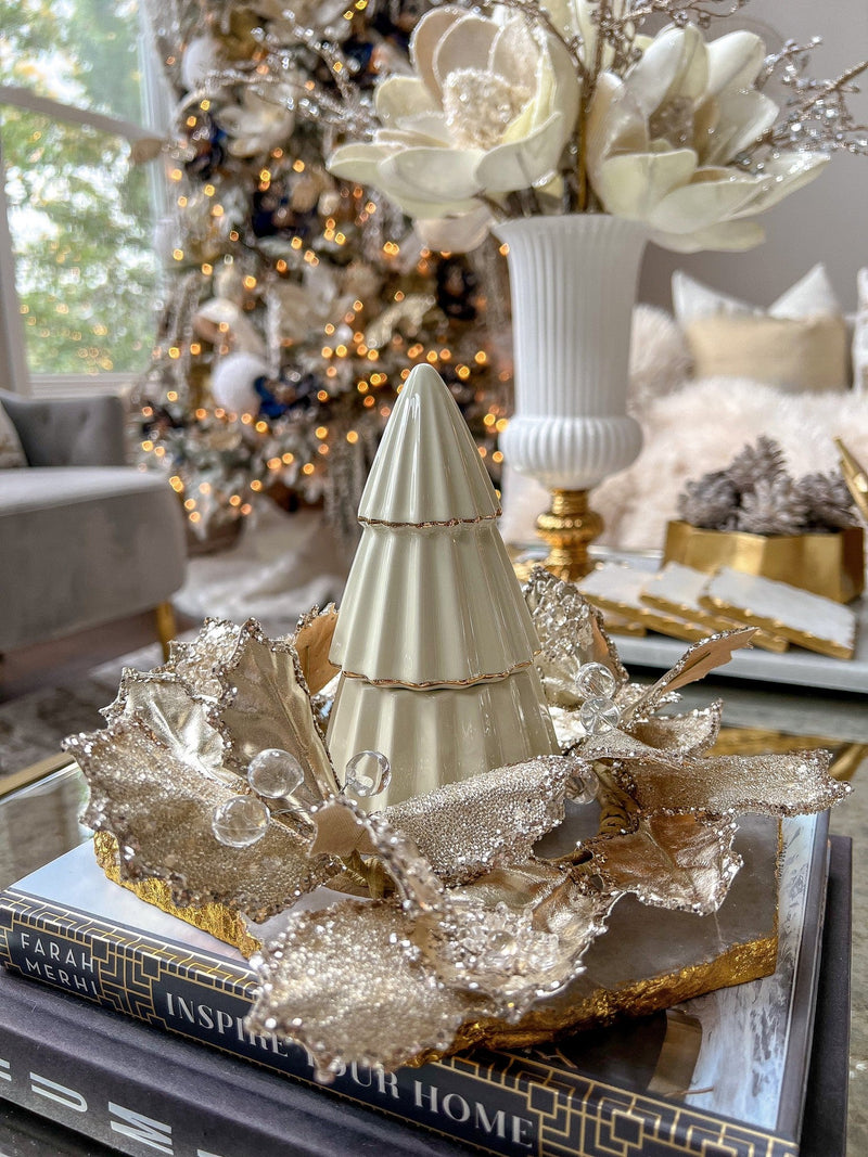 Gilded Tree Candle-Inspire Me! Home Decor
