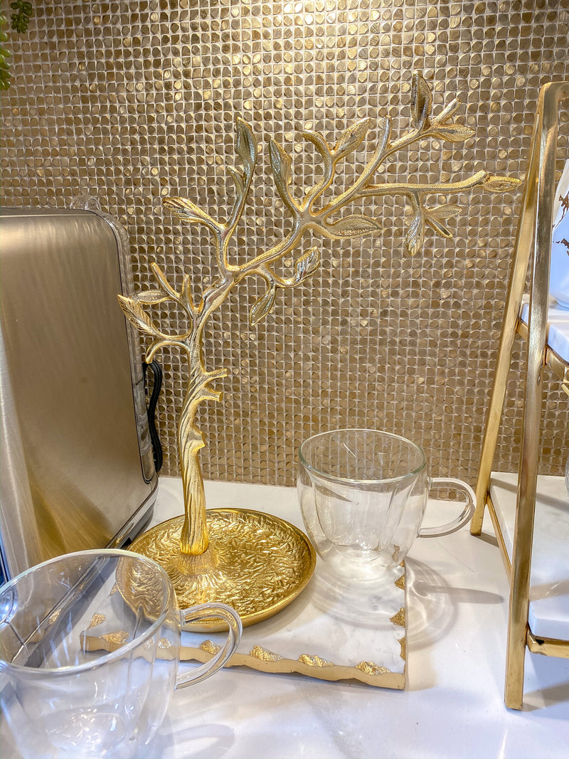 Gold Branch Mug Holder-Inspire Me! Home Decor