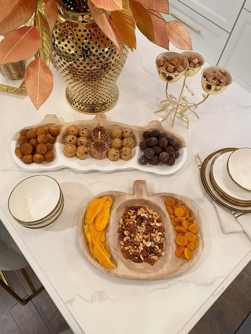 Wooden Pumpkin Tray-Inspire Me! Home Decor