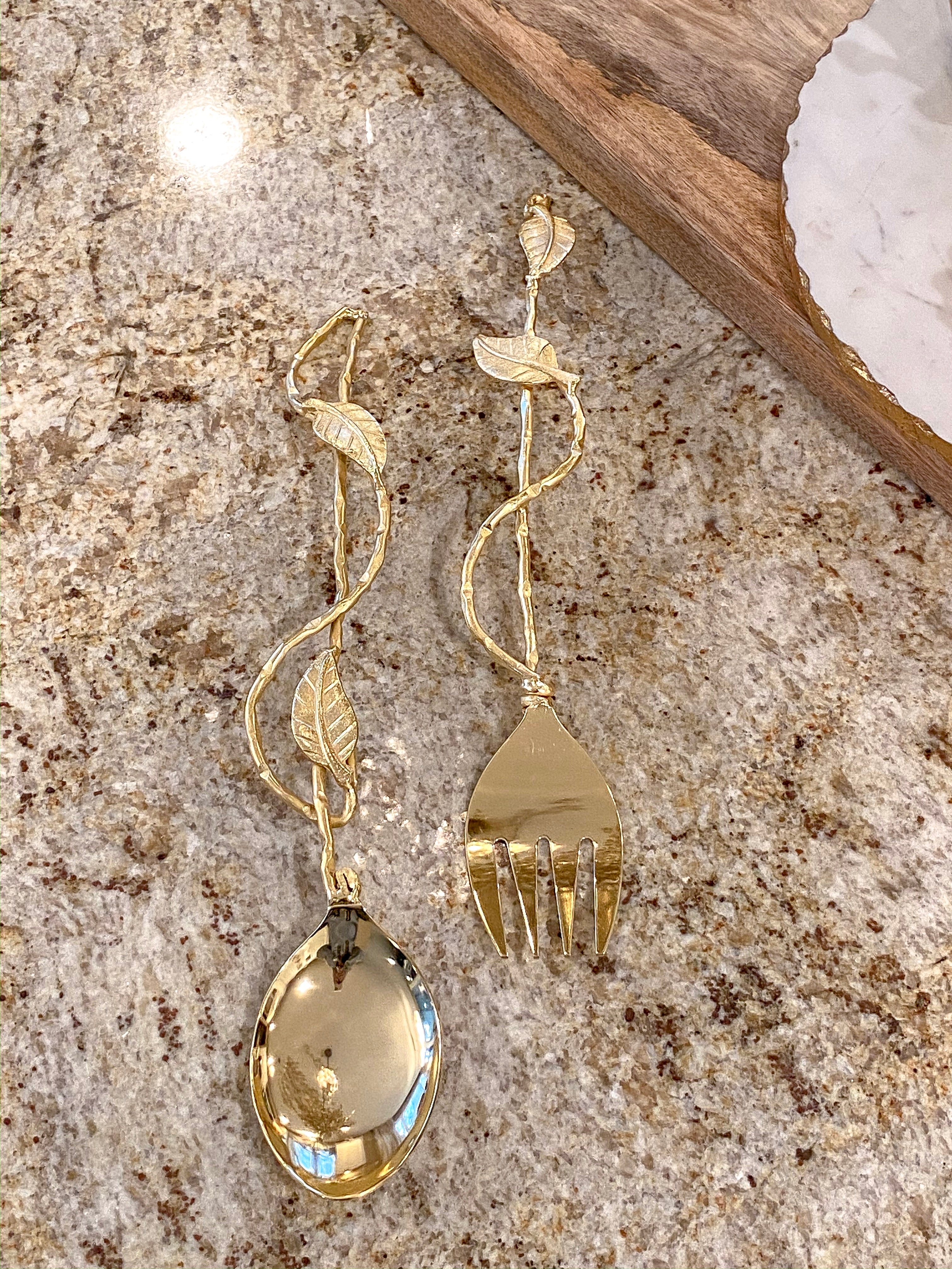 Gold Server Set-Inspire Me! Home Decor