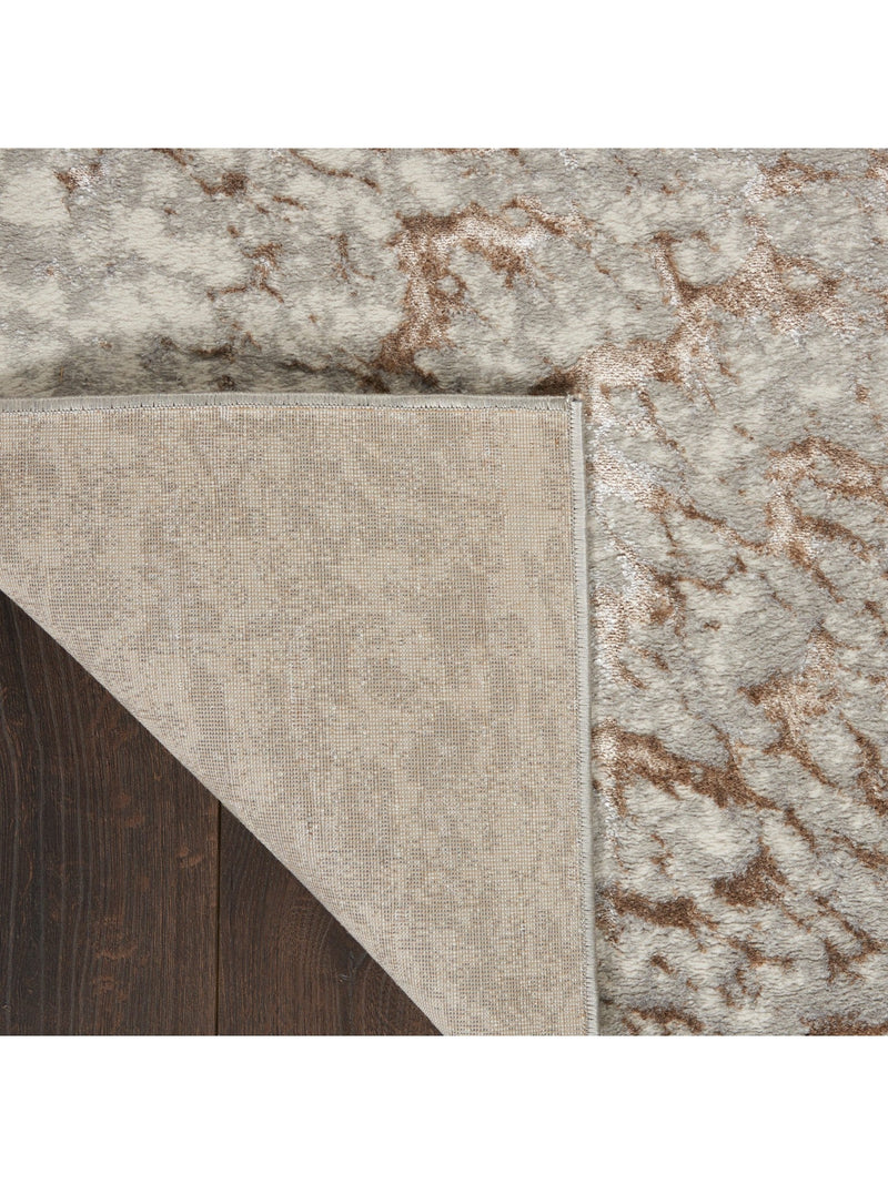 Metallic Abstract Area Rug Style 2 - Grey/Mocha (4 sizes)-Inspire Me! Home Decor